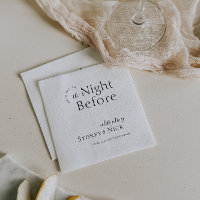 Modern Minimal | Night Before Rehearsal Dinner Napkins