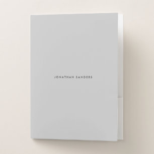 MODERN & MINIMAL No. 3 Pocket Folder