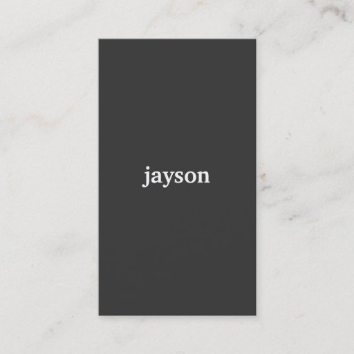 Customizable MODERN &amp; MINIMAL No. 5 Business Card