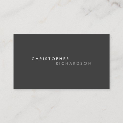 MODERN &amp; MINIMAL No. 7 Business Card