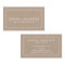 MODERN & MINIMAL ON BEIGE KRAFT PAPER EFFECT
