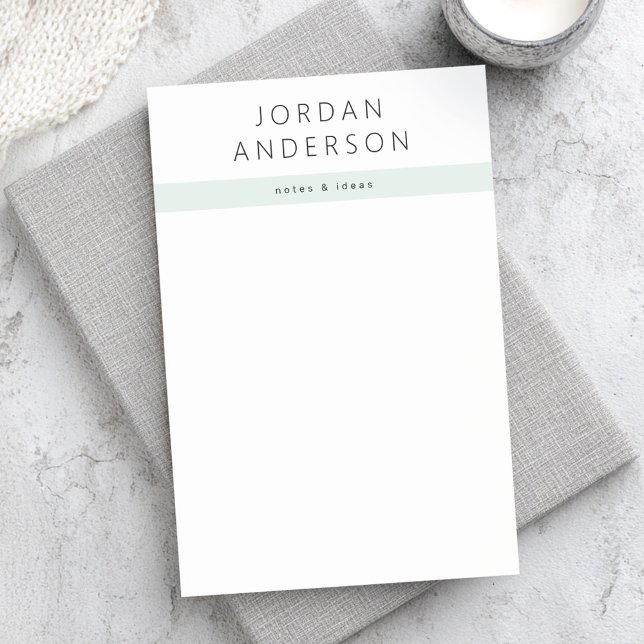 Modern minimal pale dusty sea green post-it notes (Modern minimal pale dusty sea green post-it notes)