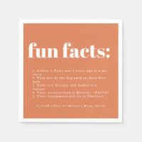 Modern Minimal Papaya Color Swatch Fun Facts