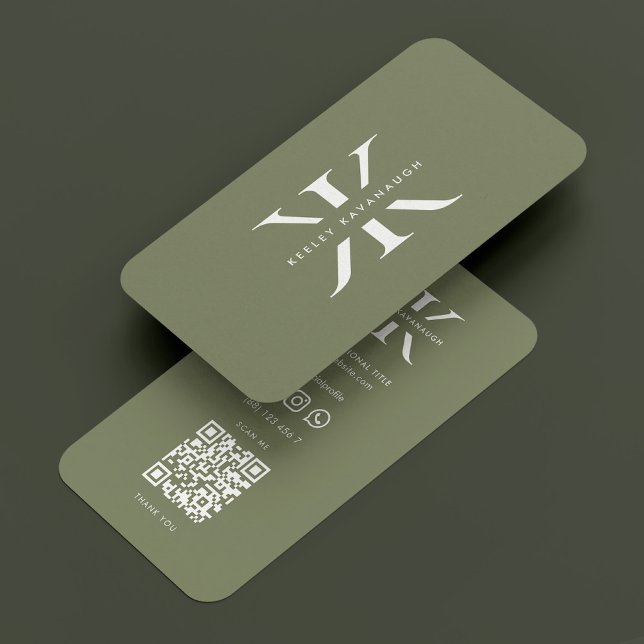 Modern Minimal Professional Monogram Logo K Sage Business Card (Modern Minimal Professional Monogram Logo K Sage Business Card
☆★
☆★
☆★
☆★
☆★
(35664)
 | 
)
