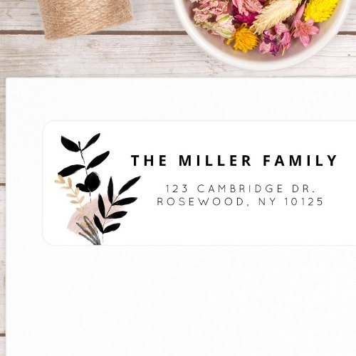 Modern Minimal Return Address Label