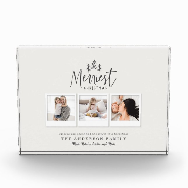 modern minimal rustic multi photo block (Front)