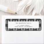 Modern minimal rustic stylish farmhouse Christmas Label<br><div class="desc">Modern minimal farmhouse style Christmas rustic stylish holiday labels. With modern hand drawn text and trees.</div>