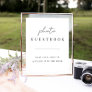 Modern Minimal Script Wedding Photo Guestbook