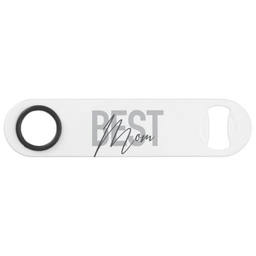 Modern minimal simple cool design of Best Mom Bar Key