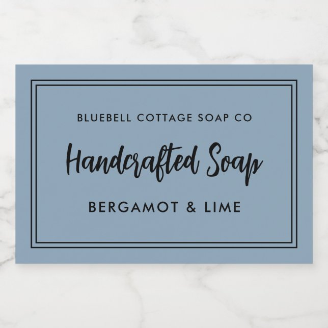 Modern Minimal Soap Bar Product Label (Single Label)