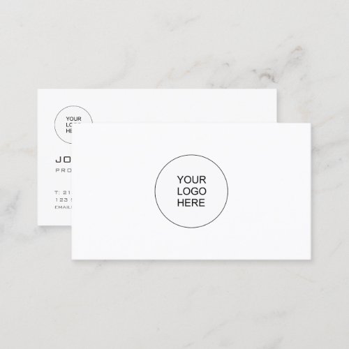 Modern Minimal Template Professional Personalized Business Card