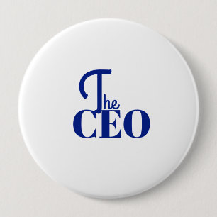 Modern Minimal The CEO Blue Button