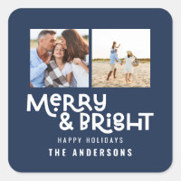 Modern minimal typography 2 photo Christmas