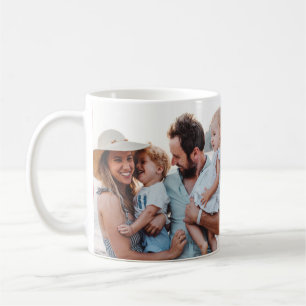 modern minimal typography holiday coffee mug