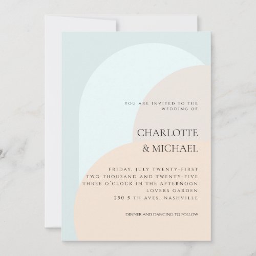 MODERN MINIMAL WEDDING INVITATION COLLECTION