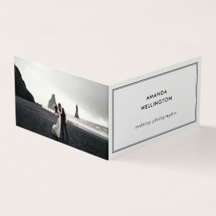 Fold-Over Business Cards, More Room for Designs! Free Shipping