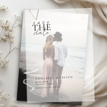 Modern, Minimal, Wedding, Save the Date