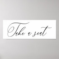 Modern Minimal Wedding Table Seating Chart Cards