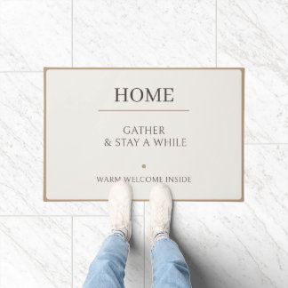 Modern Minimal Welcome Doormat – Home Gather