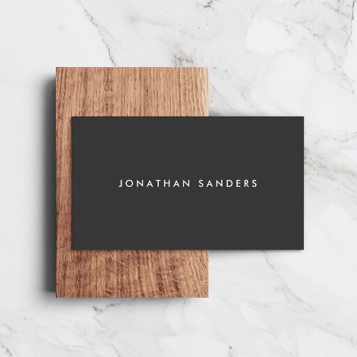 Customizable MODERN & MINIMAL No. 2 Business Card
