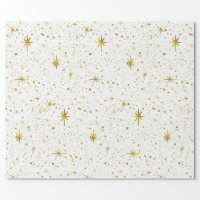 Elegant Christmas Burgundy & Gold Glitter-Print Wrapping Paper Sheets