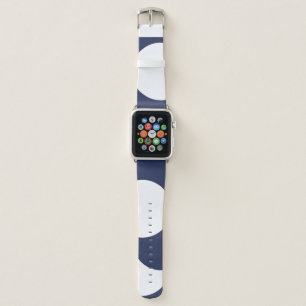 Modern minimalism Navy blue Apple watch bands