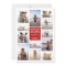 Modern Minimalist 12 Photo Collage Christmas