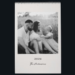 Modern Minimalist 2026 Photo Calendar<br><div class="desc">Modern minimalist 2026 photo calendar featuring modern minimalist gray and beige design.</div>