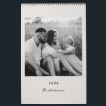 Modern Minimalist 2026 Photo Calendar<br><div class="desc">Modern minimalist 2026 photo calendar featuring modern minimalist gray and beige design.</div>