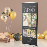 Modern Minimalist 5 Photo Congratulations Graduate
