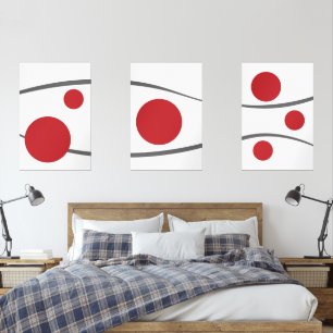 Modern Minimalist Abstract 3-Piece Print Set