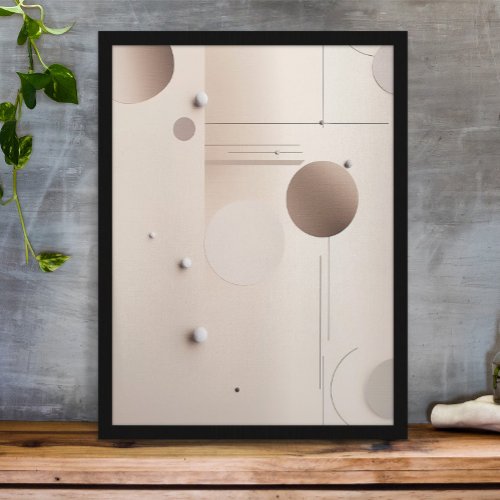 Modern minimalist abstract art photo print