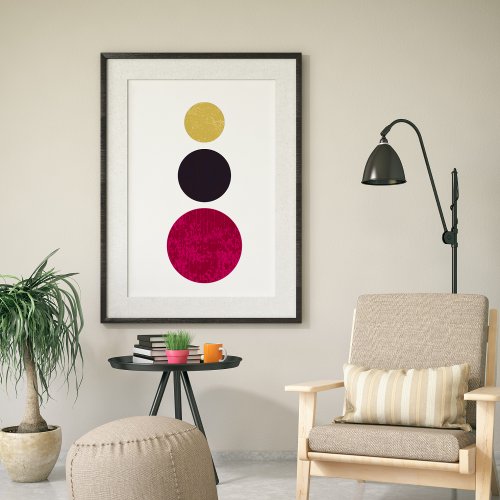 Modern Minimalist Abstract Elegant Art Poster