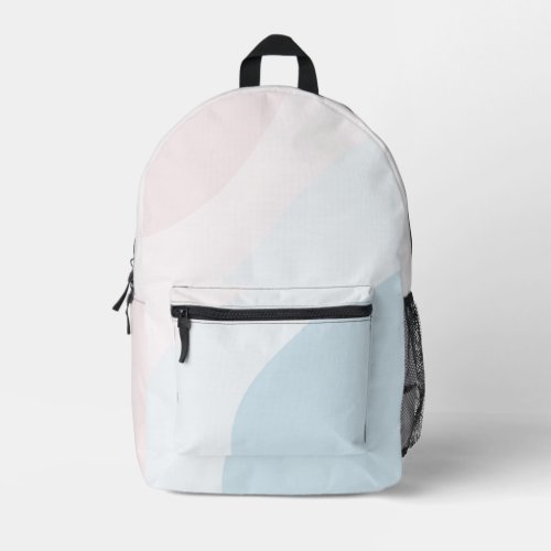 Modern Minimalist Abstract Line Art  Printed Backpack