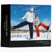 Modern Minimalist All Purpose Photo Album - Black