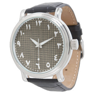 Modern Minimalist Arabesque Arabic Watch