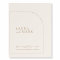 Modern Minimalist Arch Wedding Welcome Sign