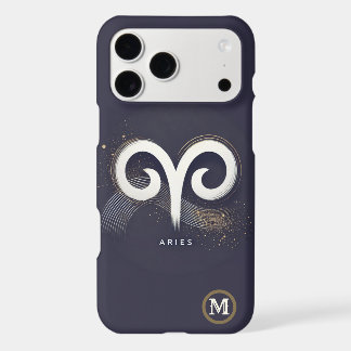 Modern Minimalist Aries Symbol Case-Mate iPhone Ca 17 Pro Max Case