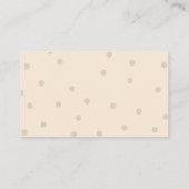 Modern minimalist baby shower book request card (Back)