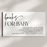 Modern Minimalist Baby Shower Books For Baby