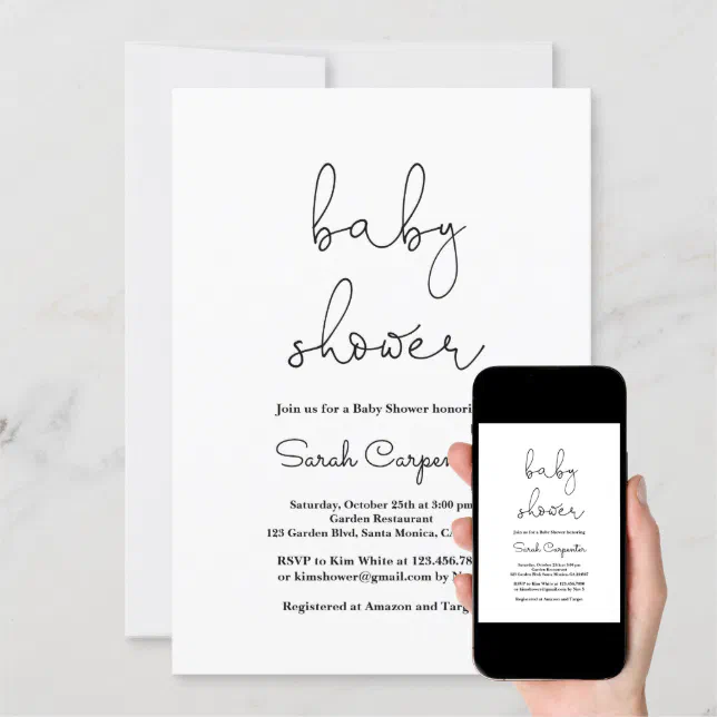 Modern Minimalist Baby Shower Invitation Zazzle   Modern Minimalist Baby Shower Invitation R292c7c293f6340b0bfe6343c728c6260 Rktjz 644.webp