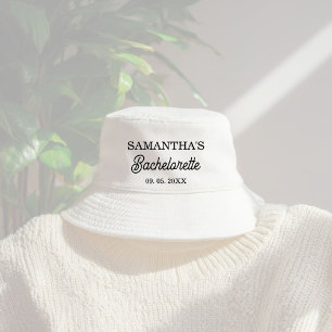 Modern Minimalist Bachelorette weekend girl party Bucket Hat