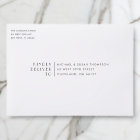 Modern & Minimalist Back