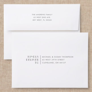 Make envelope addressing easier and extra stylish!