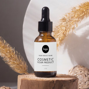 Modern Minimalist Beauty Product Label