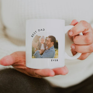 Modern Minimalist Best Dad Ever Father's Day Gifts Coffee Mug