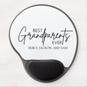 Modern Minimalist Best Grandparents Ever Gel Mouse Pad
