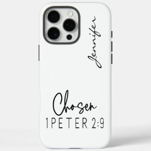Modern Minimalist Bible Verse 1 Peter 2:9 iPhone iPhone 16 Pro Max Case