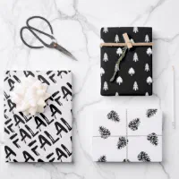 Christmas Wrapping Paper Black and White Christmas Wrapping Paper