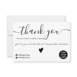 Modern minimalist black and white order thank you Modern minimalist black and white order thank you